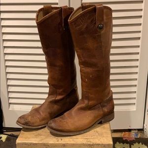 Melissa button Frye boots